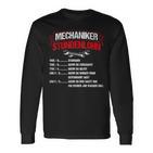 Car Mechanic Geselle Meister Langarmshirts