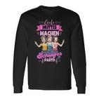 Cool Muttis Machen Schlagerparty Black Langarmshirts