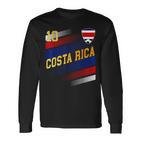 Costa Rica Flagge Costa Rican Pride Lovers Langarmshirts