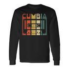 Cumbia Latina Latino Baile Dance Party Colombia Espanol Ella Langarmshirts