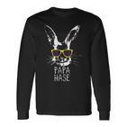 Dad Rabbit Easter Bunny Partner Look Easter Langarmshirts