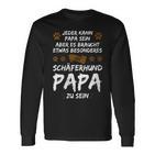 Damen Schäferhund Papa Zu Sein Schäferhund Papa Mit-Ausschnitt Langarmshirts