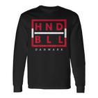 Danmark Fan Hndbll Handballer Langarmshirts