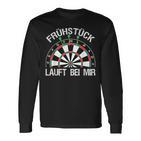 Dart Breakfast 26 Breakfast Fun Darts Langarmshirts