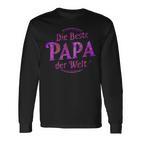 Das Bester Papa Der Welt Dasatertagsges Langarmshirts