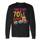 Das Ist Mein 70S Costume 70S Party Langarmshirts