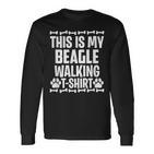 Das Ist Mein Beagle Walking Langarmshirts