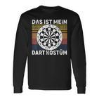 Das Ist Mein Dart Costume Dart Club Dartboard Dartboard Langarmshirts