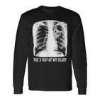 Das Röntgenbild Meiner Herzkatze Langarmshirts