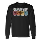 Deerhound Hören Aufs Wort Langarmshirts