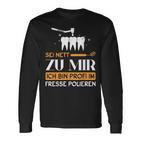 Dentist Dental Helper Ich Bin Profi Im Fresse Polieren Langarmshirts