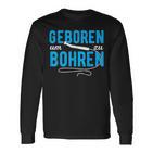 Dentist's Tentarzt Geboren Um Zu Bohr Dentizthhelferin Langarmshirts