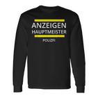 Der Anzeigenhauptmeister Polizfi Distributes Nodules Meme Langarmshirts