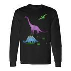 Dinosaur For Children And Adults Brachiosaurus Langarmshirts