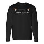 E60 5 Series Legends Never Die Dark Langarmshirts