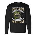 Es Ist Mir Egal Was Jesus Kann Lange Ich Hier Angel Langarmshirts