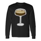 Espresso Martini Logo Langarmshirts