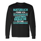 Experte Natürlich Führre Ich Selbstpräche S Langarmshirts