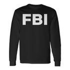 Federal Bureau Of Investigation Fbi Costume Langarmshirts