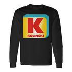 Feinkost Kolinski Langarm-Langarmshirts, Designer-Top für Gourmet-Fans