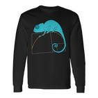 Fibonacci Chameleon Langarmshirts