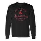 Flamenco Dance Seville Andalusia Spain Langarmshirts