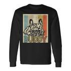 French Bulldog French Bulldog Frenchi Retro Vintage Langarmshirts