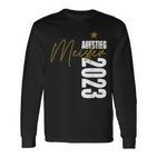 Fußball Meister 2023 Liga-Aufsteiger Team Handball Schwarzes Langarmshirts