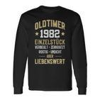 41 Jahre Oldtimer 1982 41St Birthday Langarmshirts