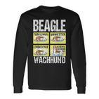 Beagle Dog Beagle Guard Dog Langarmshirts