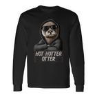 Hot Hotter Otter Otterliebe Langarmshirts