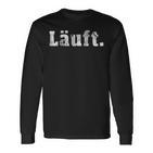 Läuft For All Runners And Joggers Langarmshirts