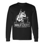 Malinois Malifiziert Igp Dog Slogan S Langarmshirts