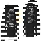 With Saying Guten Morgen Ganz Thin Eis Langarmshirts
