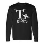 T- Gang Birds Nerd Geek Graphic Langarmshirts