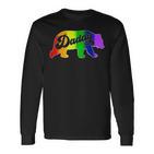 Gay Bear Passendes Gay-Paar- Lustiges Papa- Langarmshirts