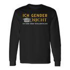 I Gender Nicht Ich Habe Einen Schulabschluss Langarmshirts