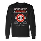 Gentleman Treat The Oldtimer Ist 40 Geschenkkeidee Langarmshirts