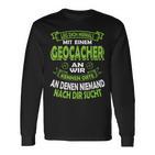 Geocacher Geocache Geocaching Langarmshirts