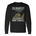 German Tiger Tank Die Rohrpost Klingelt Nur Einmal Deutsche Tiger Langarmshirts