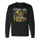 Glück Ist Wenn Das Horn Einsatzt Musician Hornist Langarmshirts