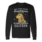 Golden Retriever Glitter Dog Holder Dog Owners Langarmshirts