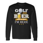 Golf Und Bier Langarmshirts