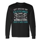 Gott Erschuf Den Kalttechnik Gott Langarmshirts