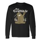 Grüßlibär Cute Bear Waving S Langarmshirts