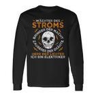 Guardian Des Stroms Bringer Der Macht Electrician Langarmshirts