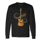 Guitar Guitar Player Langarmshirts