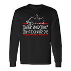 Gute Morgen Ganz Dünnes Eis- Tired Cat Good Black Langarmshirts