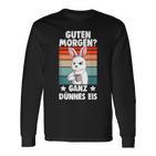 Guten Morgen Ganz Thin Ice Cream Rabbit S Langarmshirts