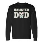 Hamster Dad Papa Hamster Owner Karate Langarmshirts